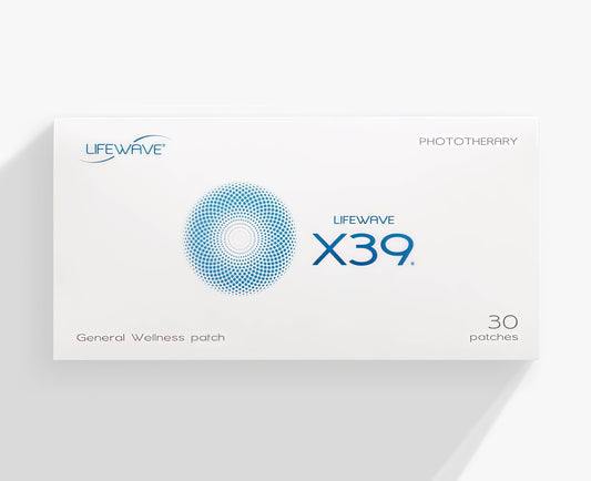 LifeWave X39 Patches - Supports Improved Strength & Stamina - 30 Ct | No Drugs or Stimulants; Supports Improved Exercise Performance, Strength, and Stamina; Patented Phototherapy